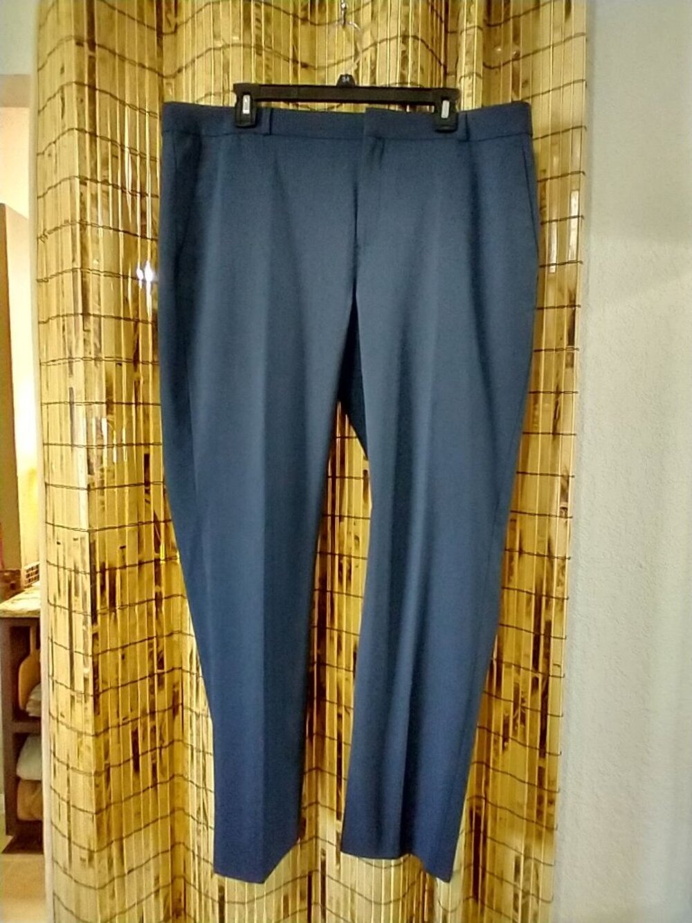 Banana Republic "Avery" Fit Wool-Blend Dress Pants (Size 16 Long) in Navy Blue